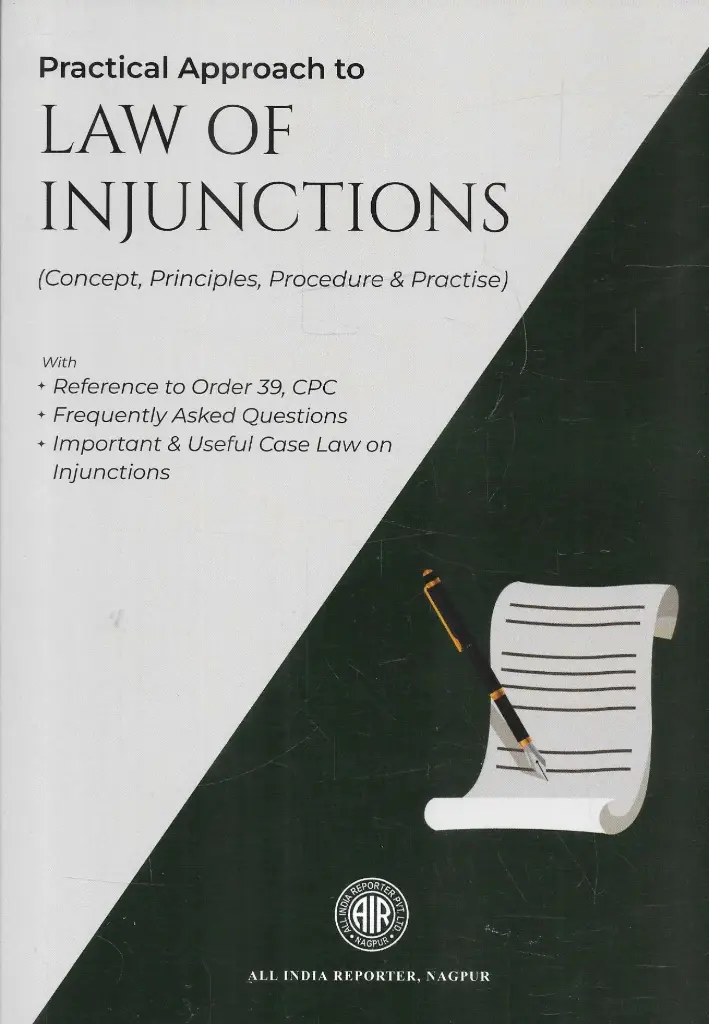 Practical Approach to Law of Injunctions By AIR