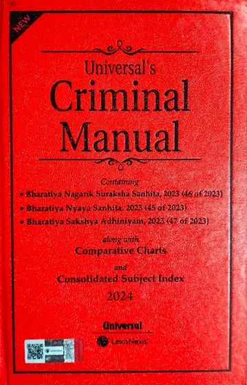 Criminal Manual With Comparative Charts - New Criminal Laws