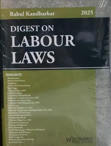 Digest on Labour Laws By Rahul Kandharkar