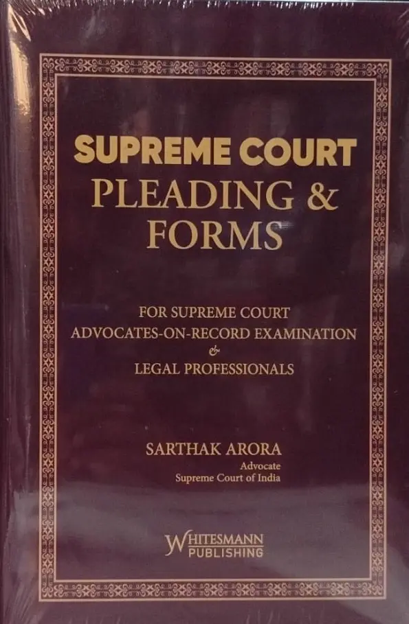 Supreme Court Pleading and Forms By Sarthak Arora