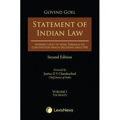 Statement of Indian Law in 3 volumes By Govind Goel