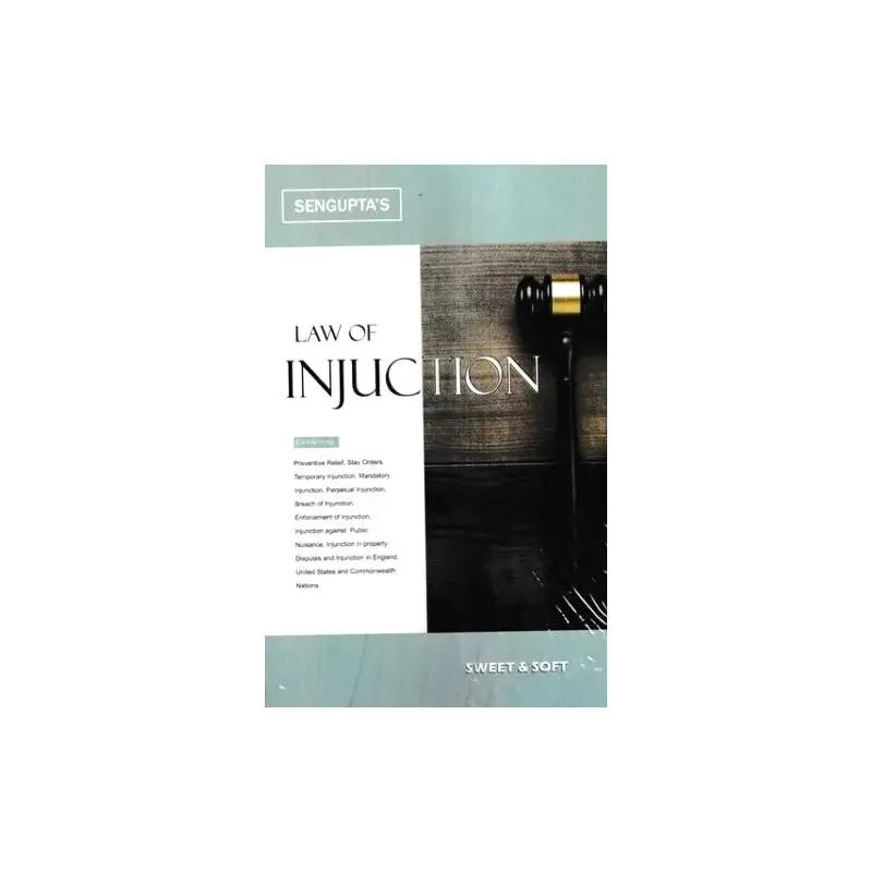 Law of Injunction By Sengupta