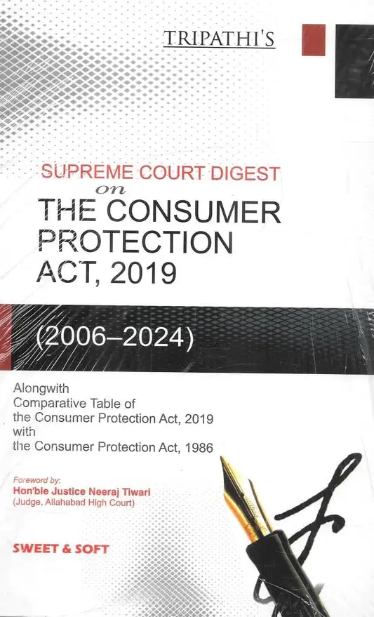 Supreme Court Digest On The Consumer Protection Act 2019 By Tripathi