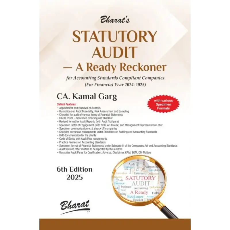 Statutory Audit A Ready Reckoner for Accounting Standards Compliant Companies By CA Kamal Garg