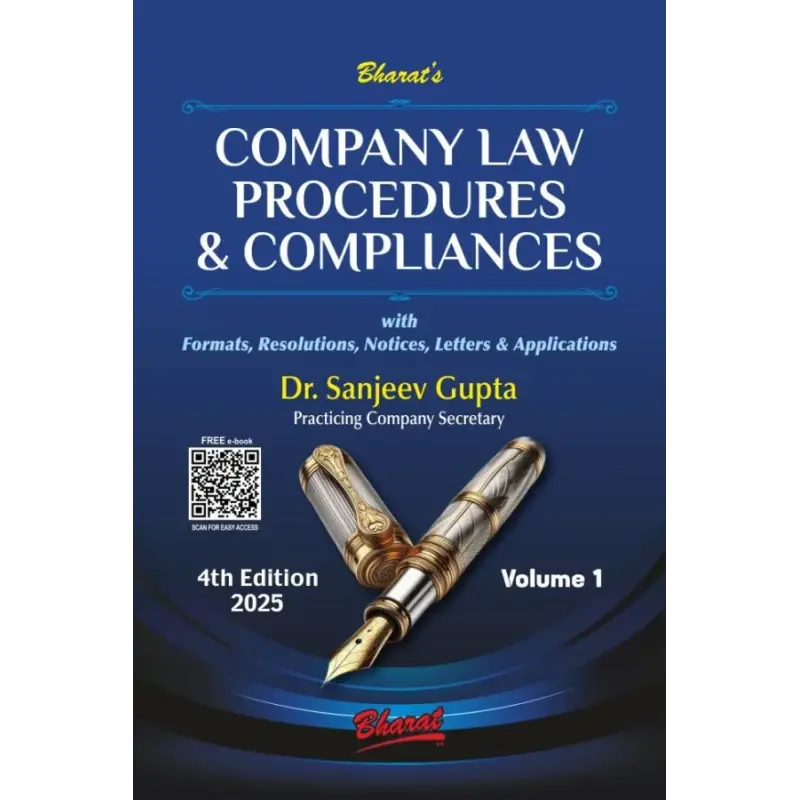 Company Law Procedures & Compliances By Sanjeev Gupta Set of 2 Volumes