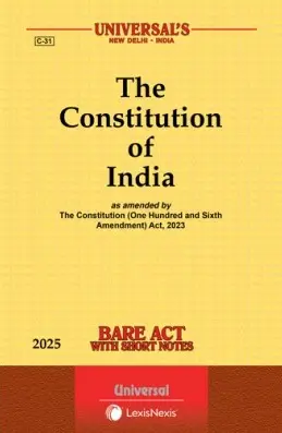 The Constitution of India Bare Act By Universal