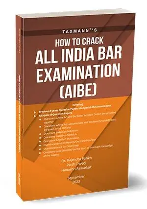 How To Crack All India Bar Examination By Rajendra Parikh, Parth Trivedi, Himashri Pawaskar