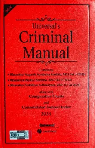 [SNLLN007] Criminal Manual With Comparative Charts - New Criminal Laws