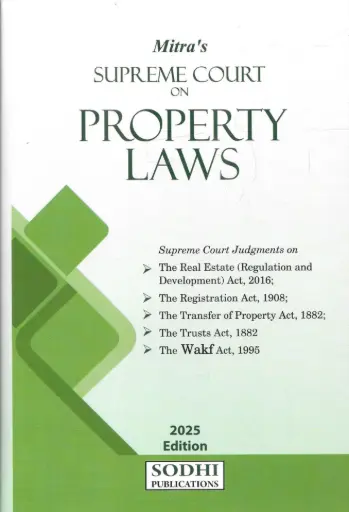 [SNLSDP002] Supreme Court on Property Laws By Mitra