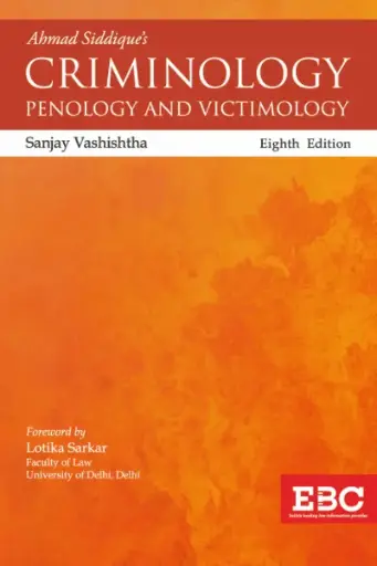 [SNLEBC020] Ahmad Siddique Criminology, Penology and Victimology By Sanjay Vashishtha