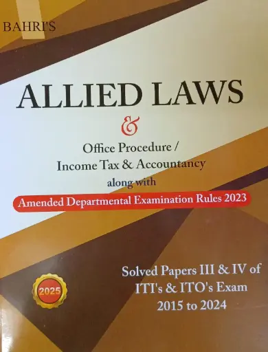 [SNLBB001] Allied Laws and Office Procedure - Income Tax and Accountancy By Sanjiv Malhotra