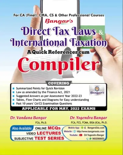 [SNLADP001] Direct Tax Laws and International Taxation Quick Referencer cum Compiler By Dr Yogendra Bangar & Dr Vandana