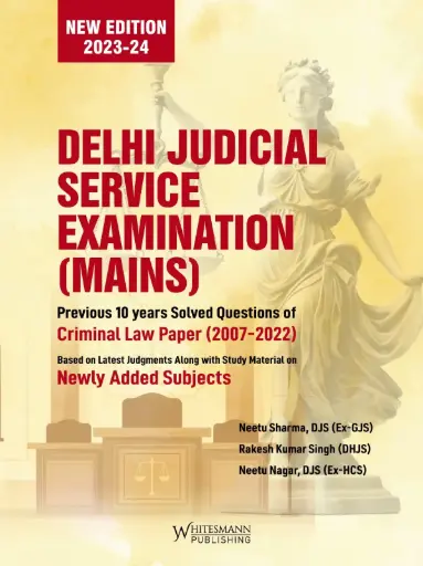 [SNLWMP026] Delhi Judicial Service Examination Mains – Criminal Law By Neetu Nagar Neetu Sharma Rakesh Kumar Singh