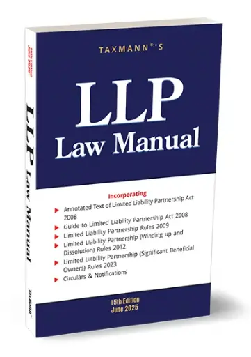 [SNLTMP0023] LLP Law Manual By Taxmann's Editorial Board