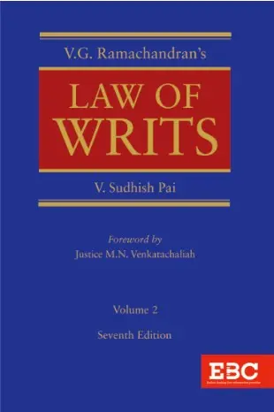 [SNLEBC02] V.G. Ramachandran's Law of Writs By V Sudhish Pai